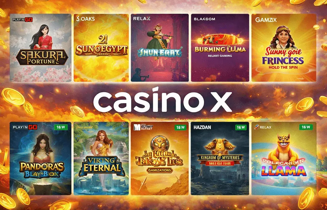 Casino-X игровой каталог: слоты, live-казино, Megaways и спортивный беттинг